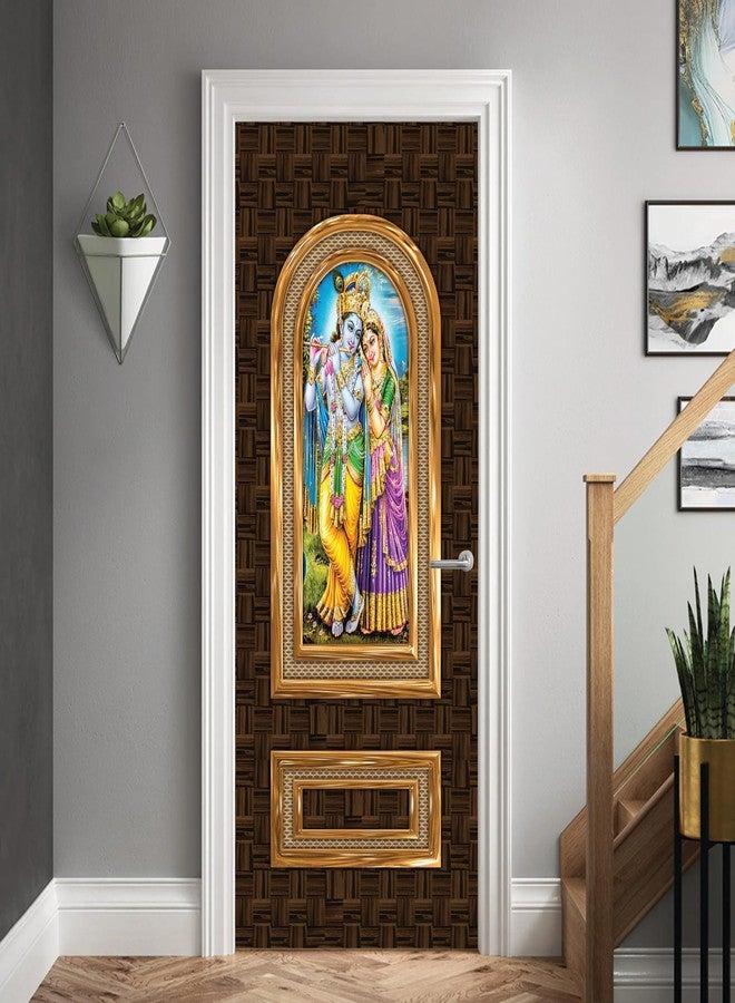 Wallpaper Mart Sticker Wallpaper for Door, Almirah, Table, Ac, Fridge (Size 30x78 Inches) Design5 - Image 2